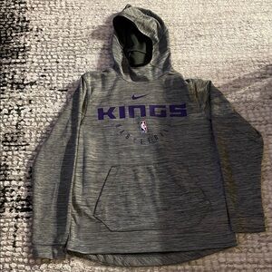 Nike Gray Kings Basketball Hoodie